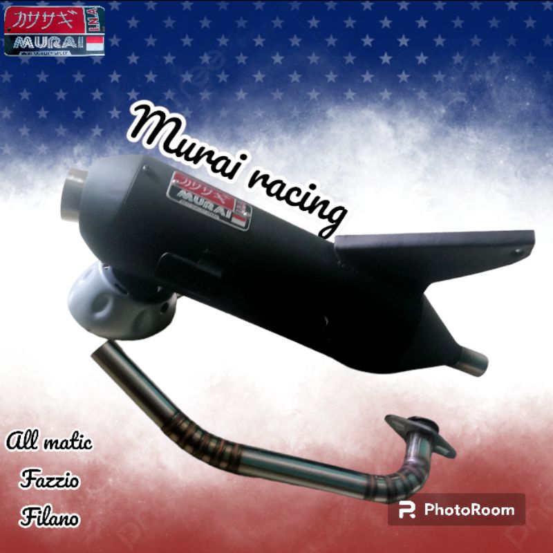 knalpot racing Mio soul Fino X-Ride 115 dan 125 murai racing