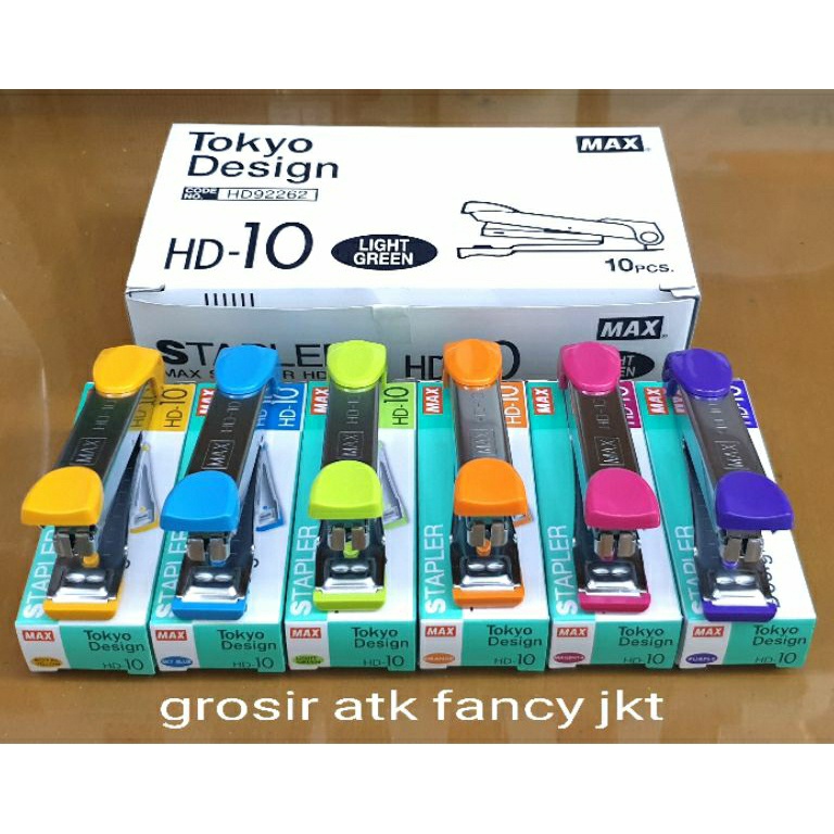 

79 HD10 Stapler Stepler Jepretan Cekrekan Hekmesin Max HD-10 Kecil Ori 8567