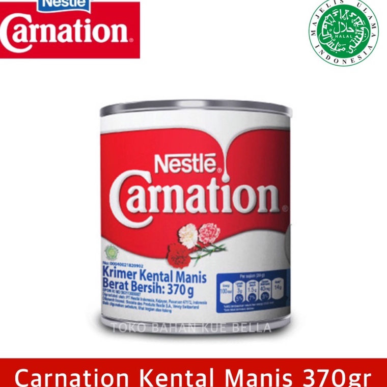 

64 Nestle CARNATION 370gr - Susu Krimer Kental Manis Model #Terbaru )人(