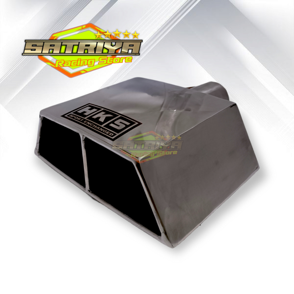Knalpot Suos HKS Trapesium Full Stainles Mobil Bensin Solar Avanza L300 Canter Traga Isuzu NMR Ragas