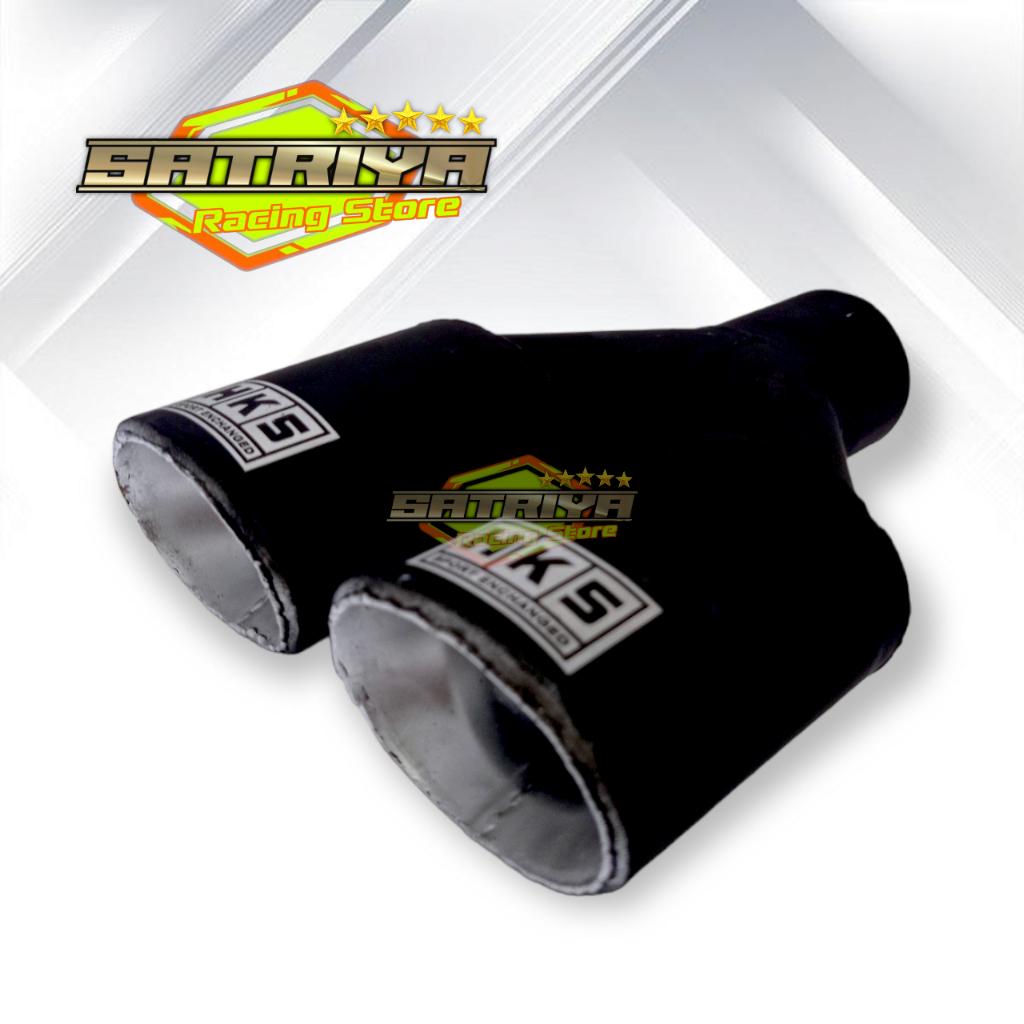 Knalpot Suos Cabang Truk Mobil Bensin Solar HKS Doff Edition