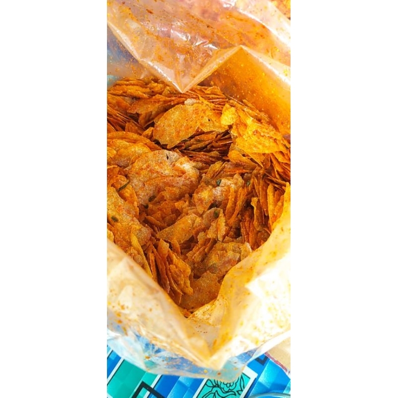 

Kripik Kaca Pedas Rempah Daun Jeruk Kemasa