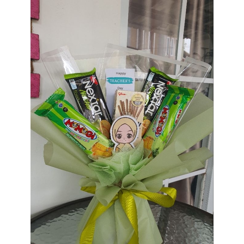 

Buket Snack Budget 50ribu / Buket Wisuda Hari Guru HBD Graduation