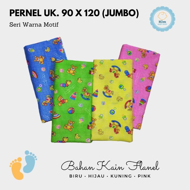 Pernel 6 Pcs (UK. 90x120 cm) - Pernel Kain, Bedong Bayi, Pernel Motif