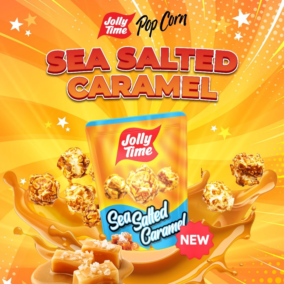 

B33st Product Jolly Time Popcorn - Sea ed Caramel -Live Produk Terbaru