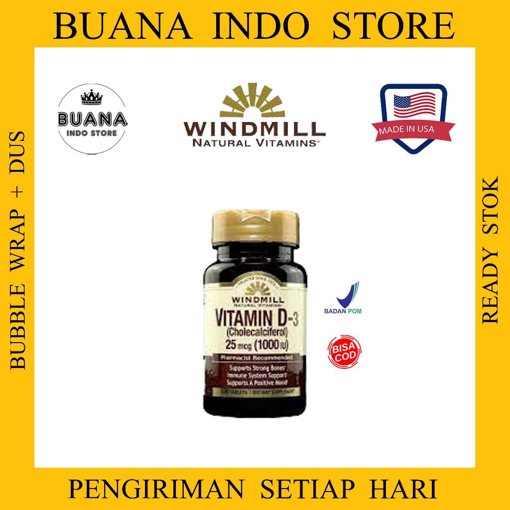 Vitamin D3 Windmill D3 1000iu 100 Tablet - Vit D