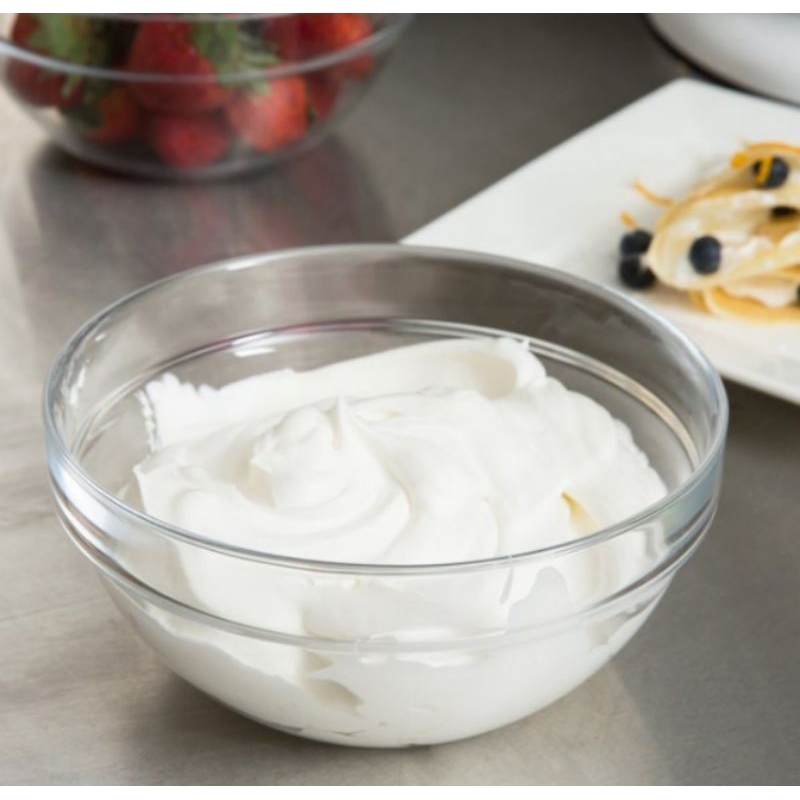 Mangkuk kaca diameter 20 cm/Mangkuk sayur