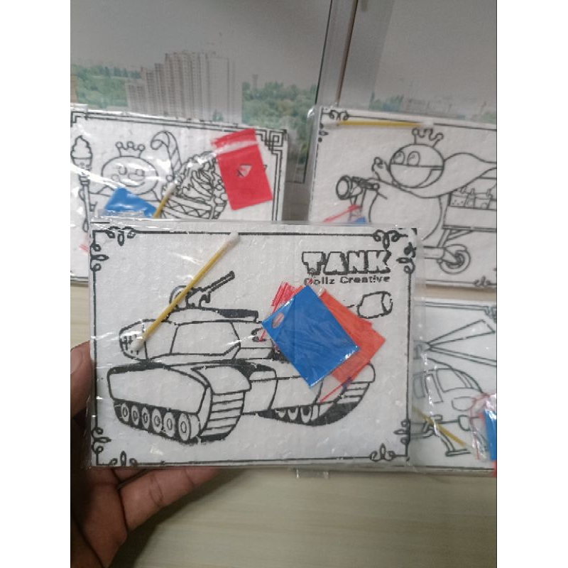 

RB 20PCS MEWARNAI STEREFOAM