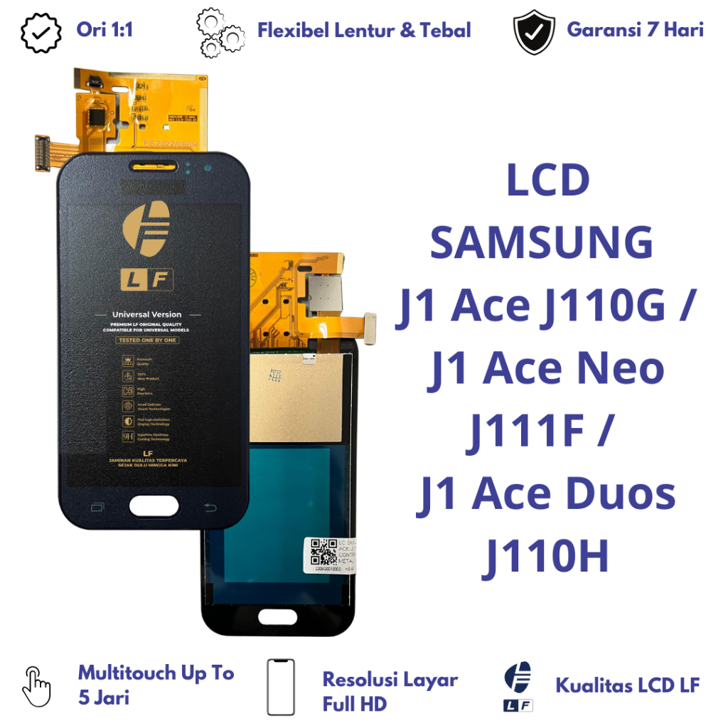LCD SAMSUNG J1 ACE / J110G / J1 ACE NEO J111F / J1 ACE DUOS J110H FULLSET TOUCHSCREEN