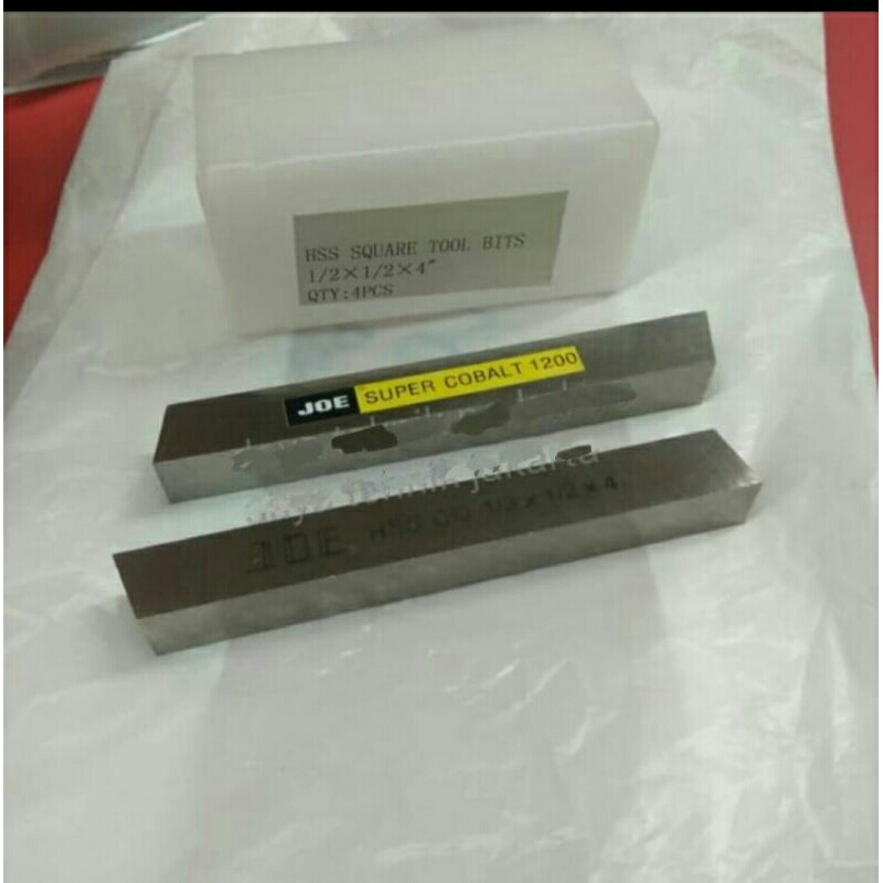 Pahat bubut joe hss super cobalt 1/2 x 4 -pisau bubut joe hss