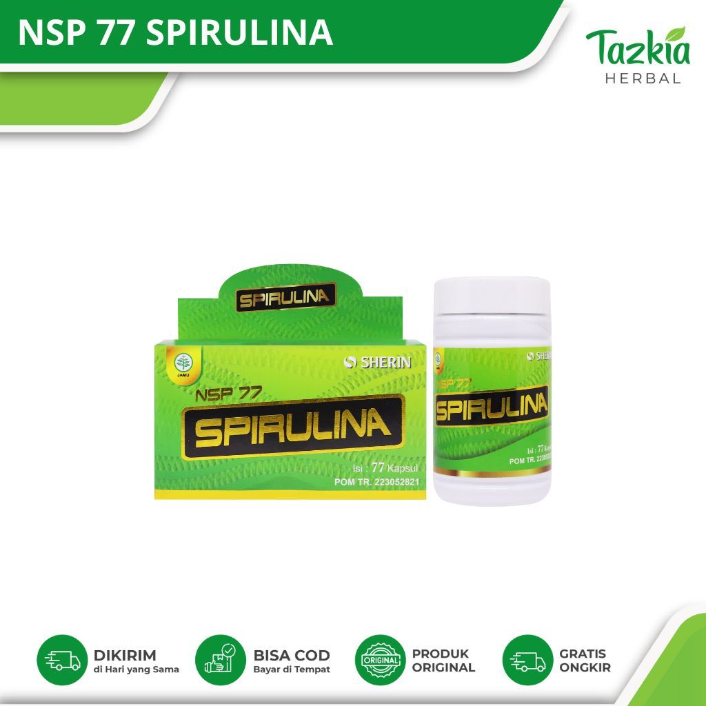 Kapsul NSP 77 - NEO SPIRULINA 77 KAPSUL NSP ORIGINAL