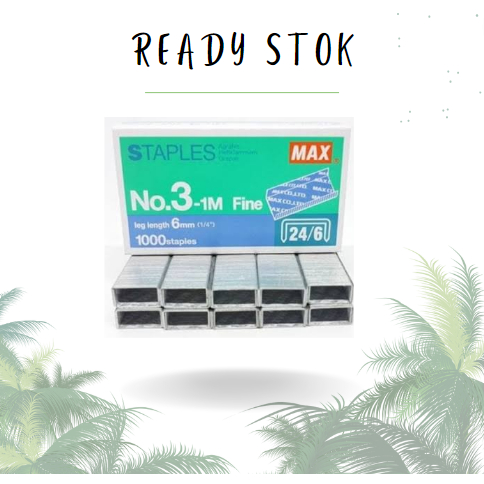 

ISI STAPLES MAX NO.3-1 M