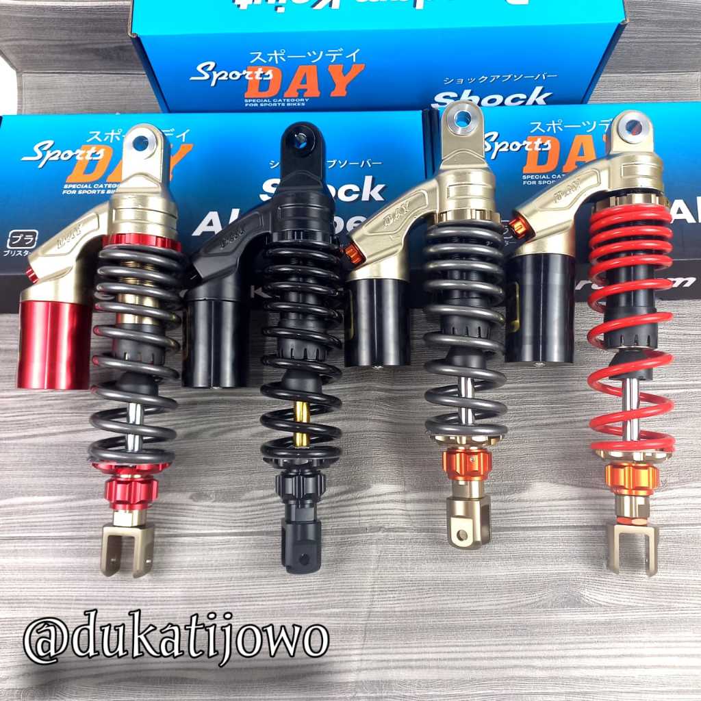 Shock Tabung Matic DAY copy RCB Shockbreaker 310 mm 330 mm Matic Beat Mio Vario Scoopy