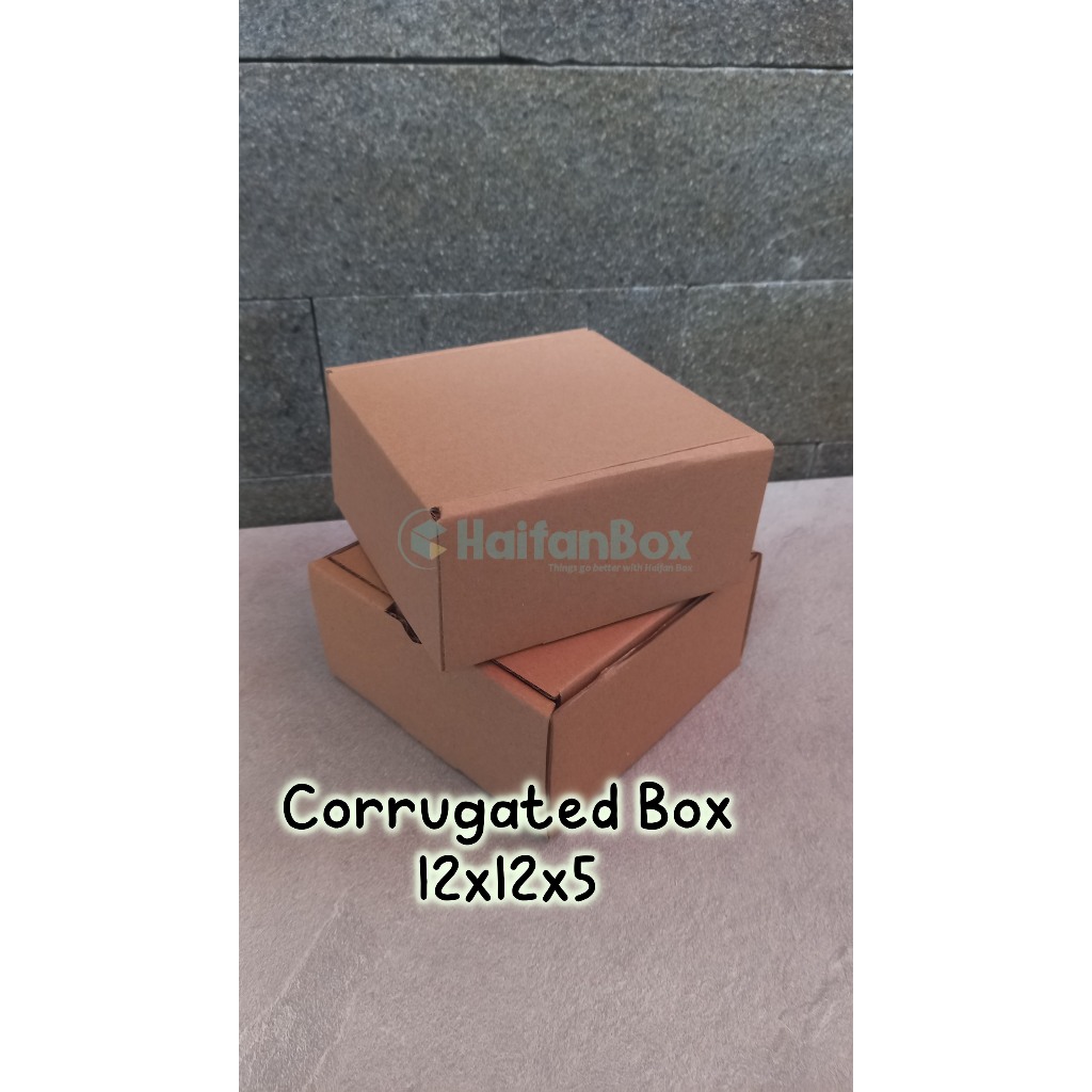 

Box Diecut 12x12x5 Corrugated Dus Pizza Polos Box Kemasan Packing