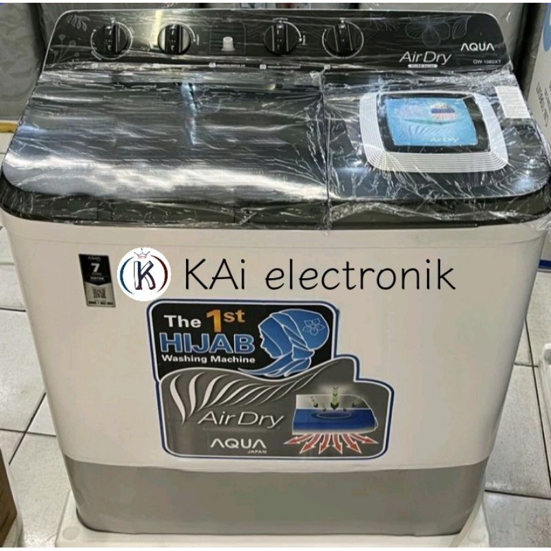 mesin cuci AQUA JAPAN hijab series 10kg QW1060XT