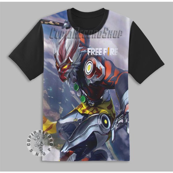 Kaos Free Fire Kaos Anak Game Free Fire Character -4-3D- Baju Free Fire Kaos Anak Baju Anak Game Fre