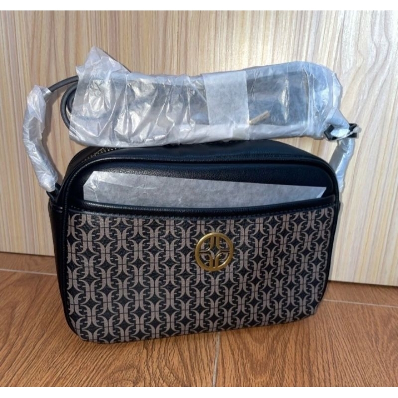 Tas wanita Brennon camera black / brown