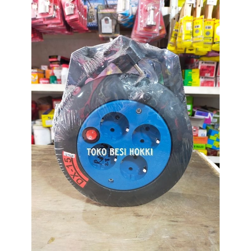 Cok Sambung Bulat / Kabel Roll / Cok Sambung DX-15 ( Saklar On/Off )