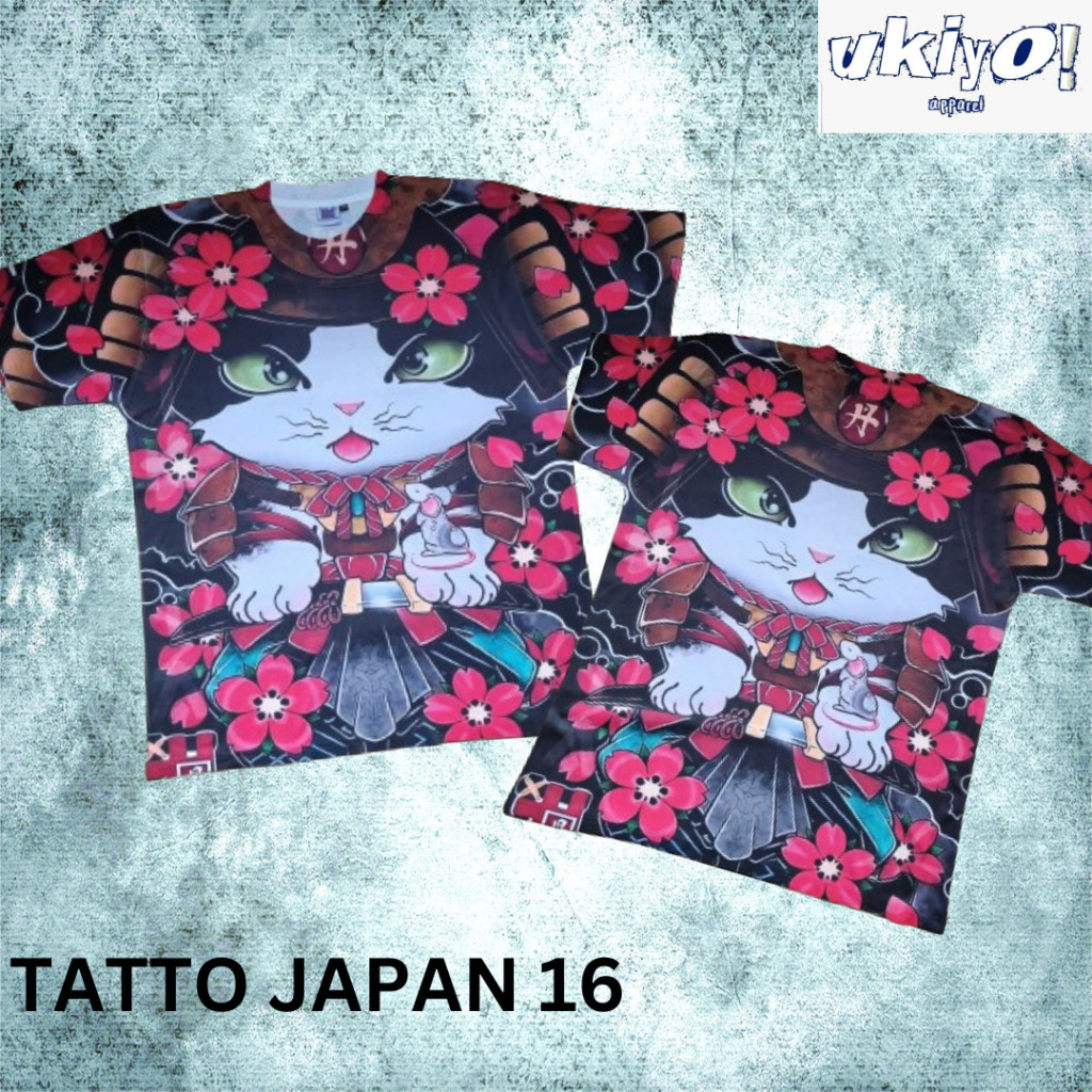 KAOS TAG THAILAND TATTO MIX 01 AOP (ALL OF PRINT) | TATTO JAPAN MIX