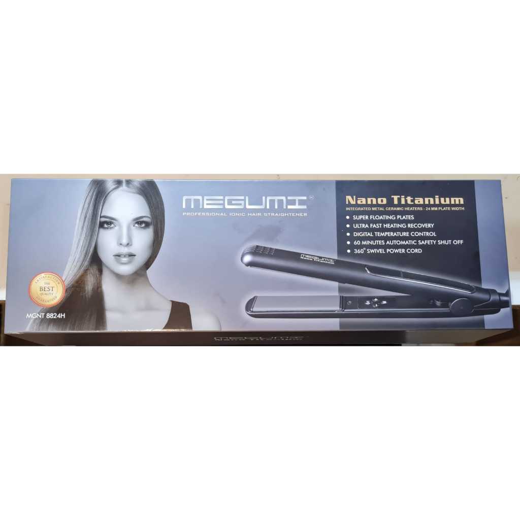 MEGUMI Nano Titanium  MGNT 8824H 24mm Catok Rambut