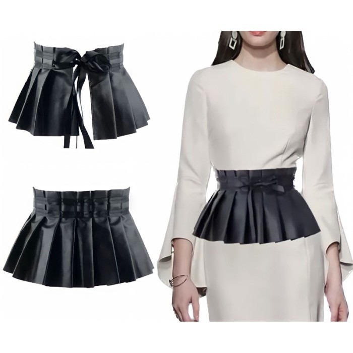 OBI BELT RUFFLE/OBI BELT WANITA/OBI BELT REMPEL /IKAT PINGGANG FASHION WANITA