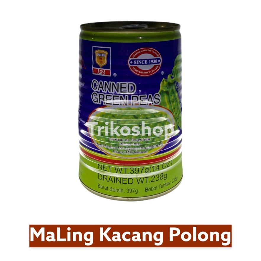 

PR72 Maling Greenpeas Kacang Polong 397gr 5241