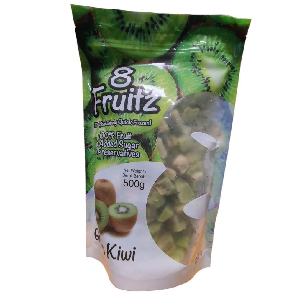

Buah beku potong dadu green kiwi IQF impor