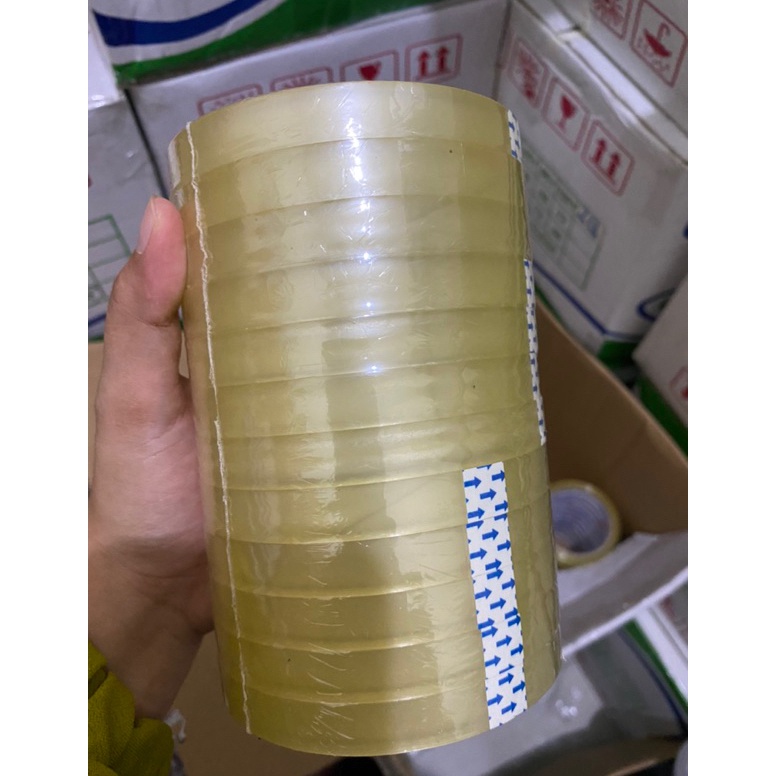 

[♛F84➢] LAKBAN OPP (12 PCS) CLEAR BENING (KUNING) 12 MM STAR TAPE MURAHHHHH KUALITAS TERBAIK MurMer