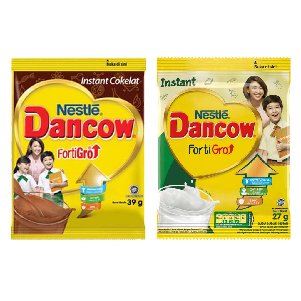 Susu bubuk dancow sachet / susu bubuk coklat sachet dancow / susu bubuk vanilla sachet dancow