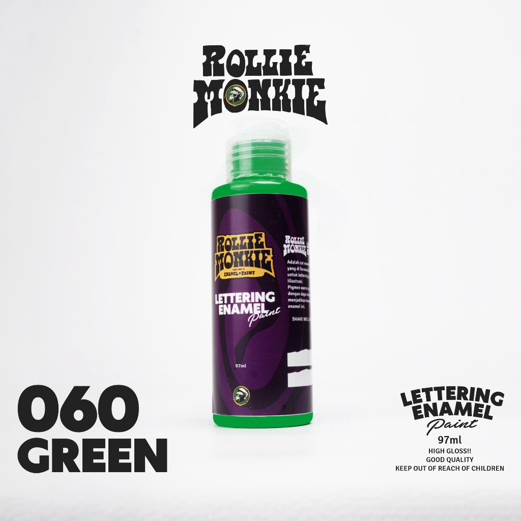 

RollieMonkie Lettering Enamel Paint (oilbased) 060 green
