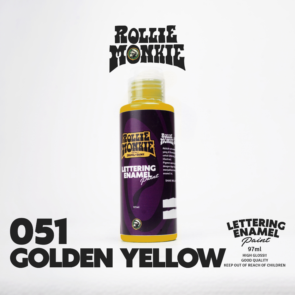

RollieMonkie Lettering Enamel Paint (oilbased) 051 goldie