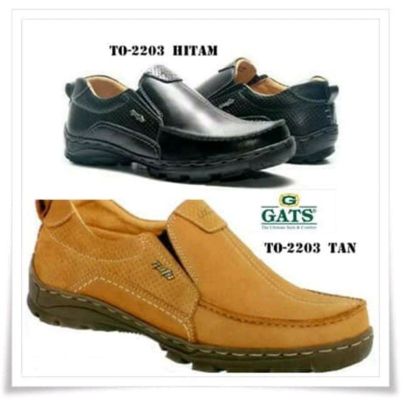 Sepatu kulit Gats TO 2203 Sepatu pantofel Casual pria
