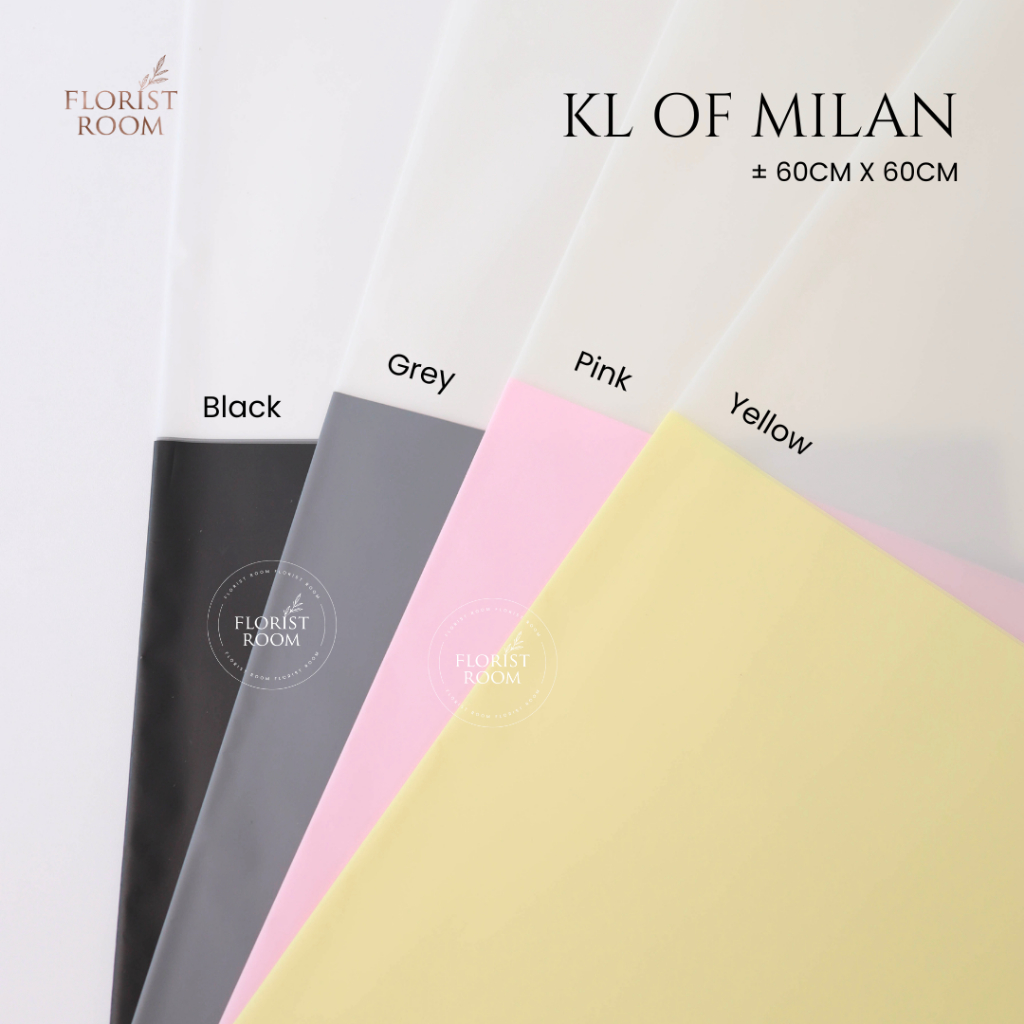 

20 Lembar KL of Milan - Wrapping Bunga - Cellophane