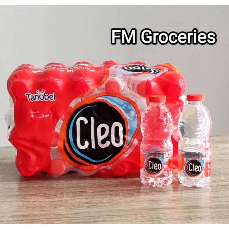 

70 Cleo botol mini 220ml x 24 botol ➶Diskon Promo