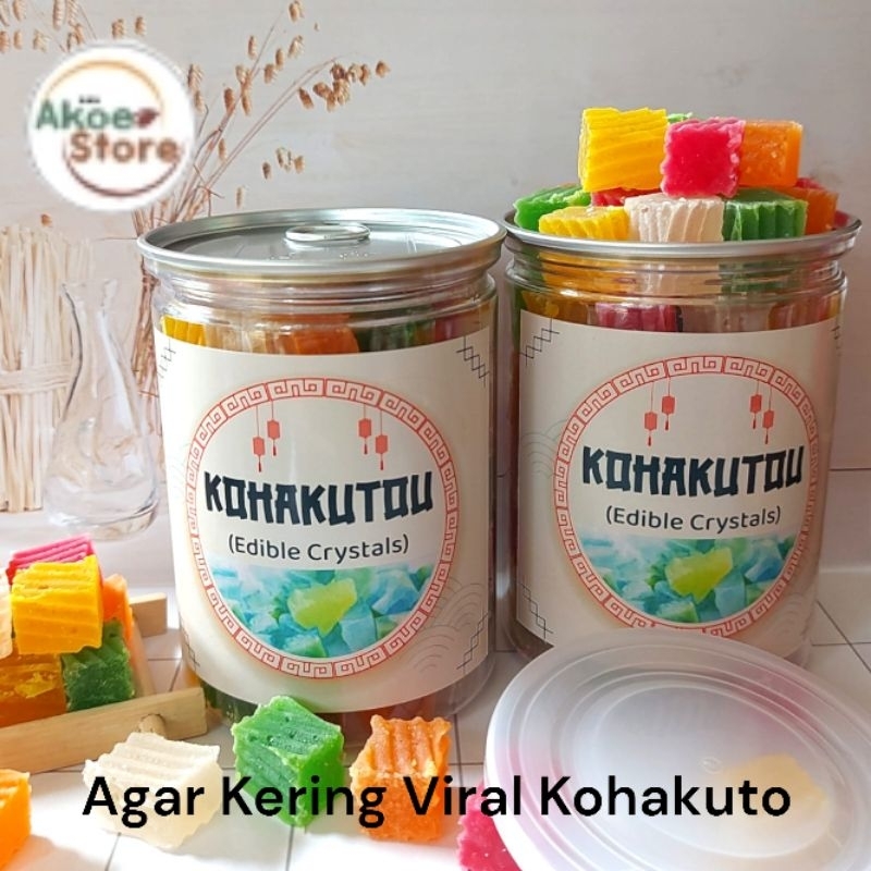 Agar Kering/Kohakutou Viral Edible Crystal Mix Colour 430gr