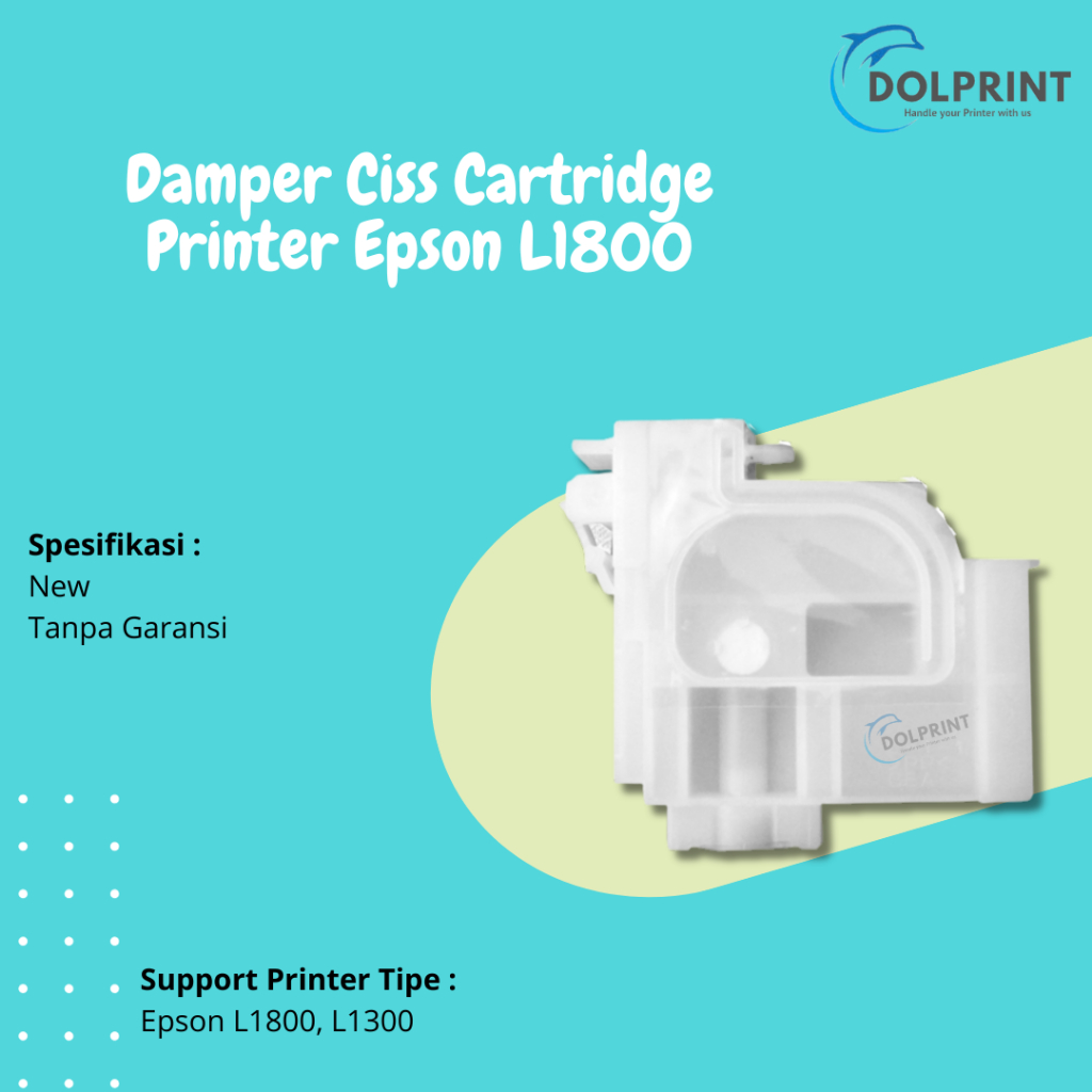 Damper Ecosolvent L1800 L800 DTF DTG Ciss L1800 Printer Epson L1800 Dampe Ciss L1800 New