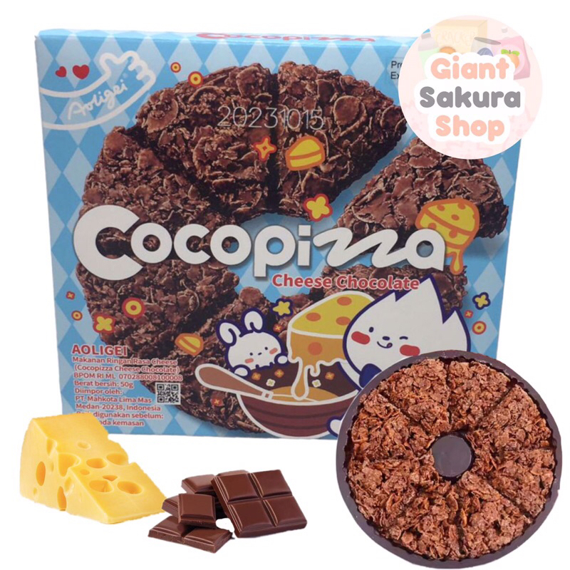 

Aoligei Cocopizza Cheese Chocolate / cemilan impor / chocolate