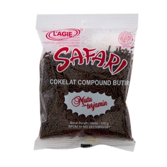 

Meses coklat safari 100g / meses coklat lagie 100g