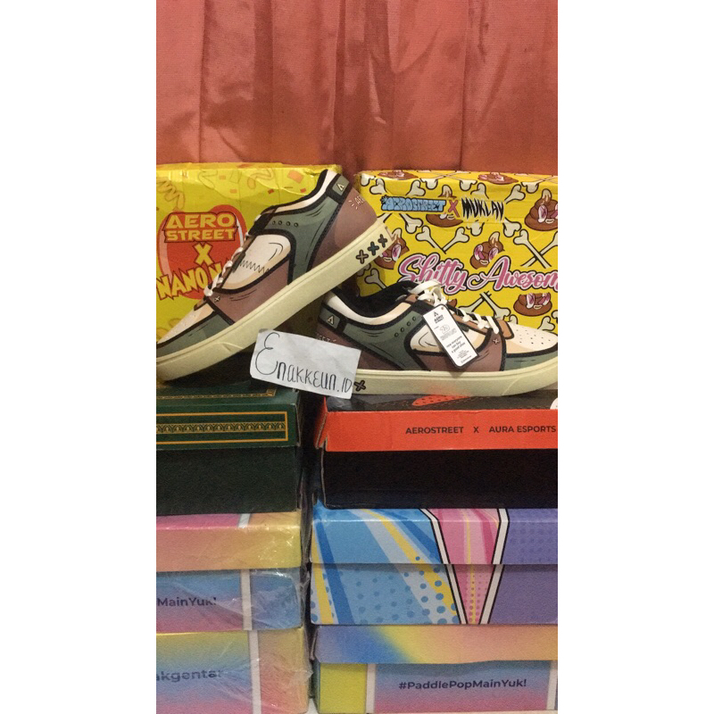 AEROSTREET 2D HOOPS LOW COKLAT ARMY