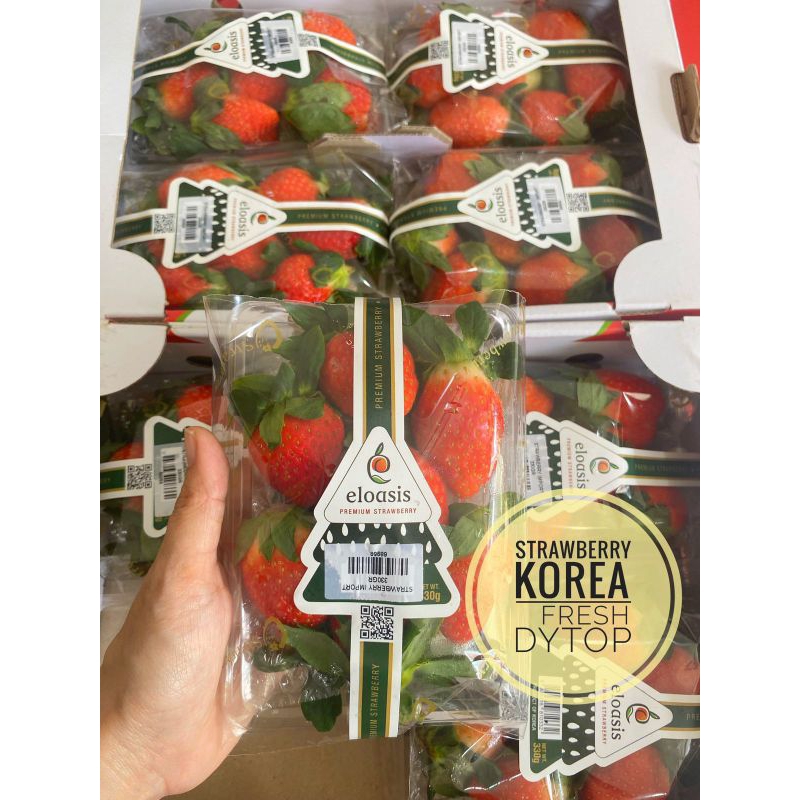 

Buah Stoberi Strawberry Korea Premium Import Fresh Segar - Per Kotak