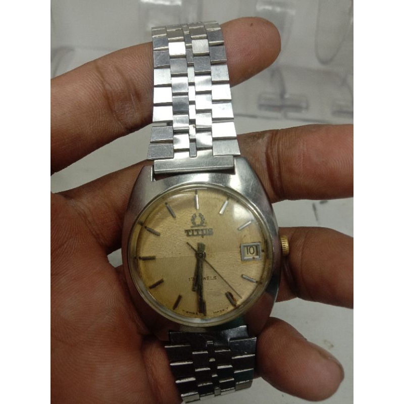 jam tangan vintage/jadul Titus manual wind