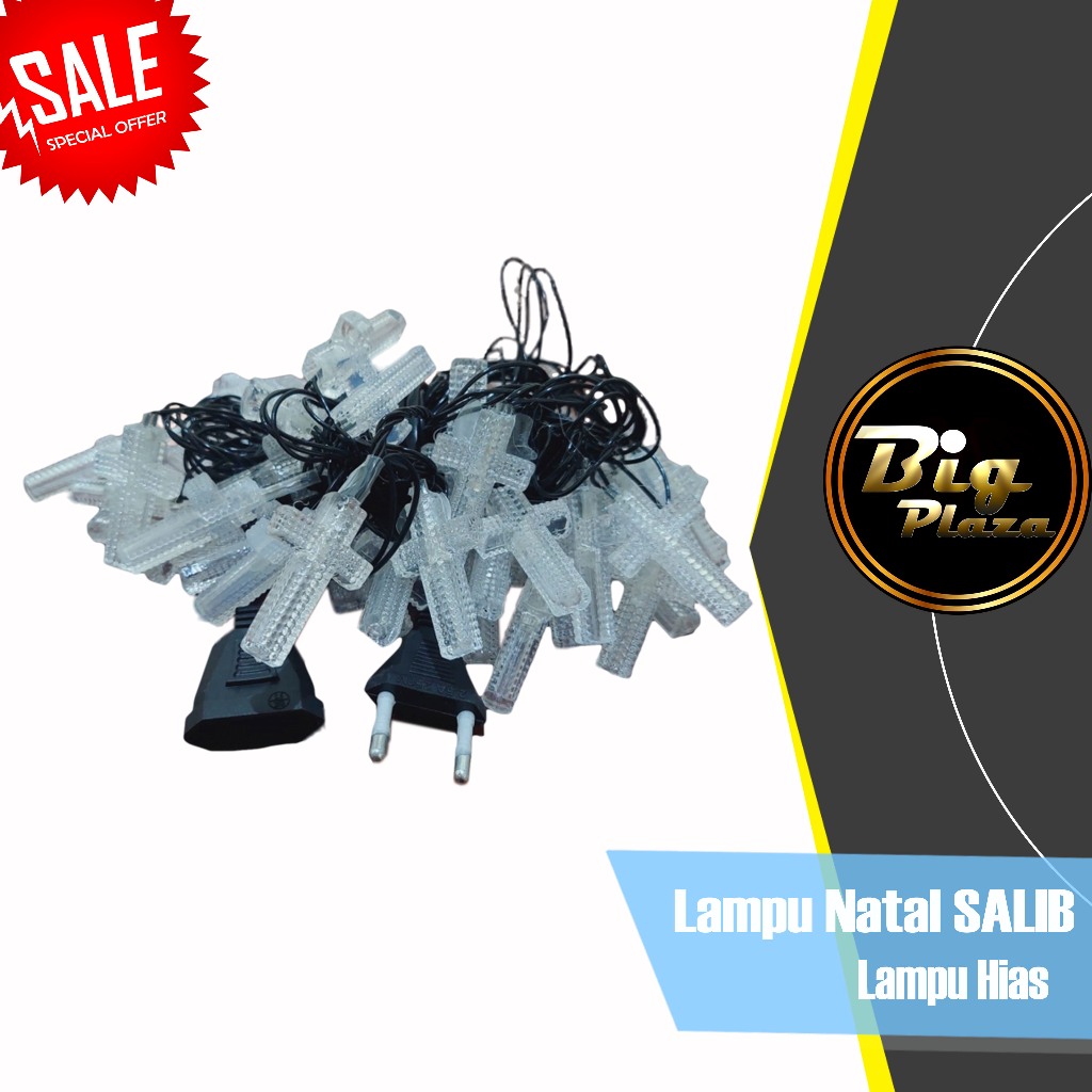 Lampu Natal SALIB Lampu Hias Tumblr 0598