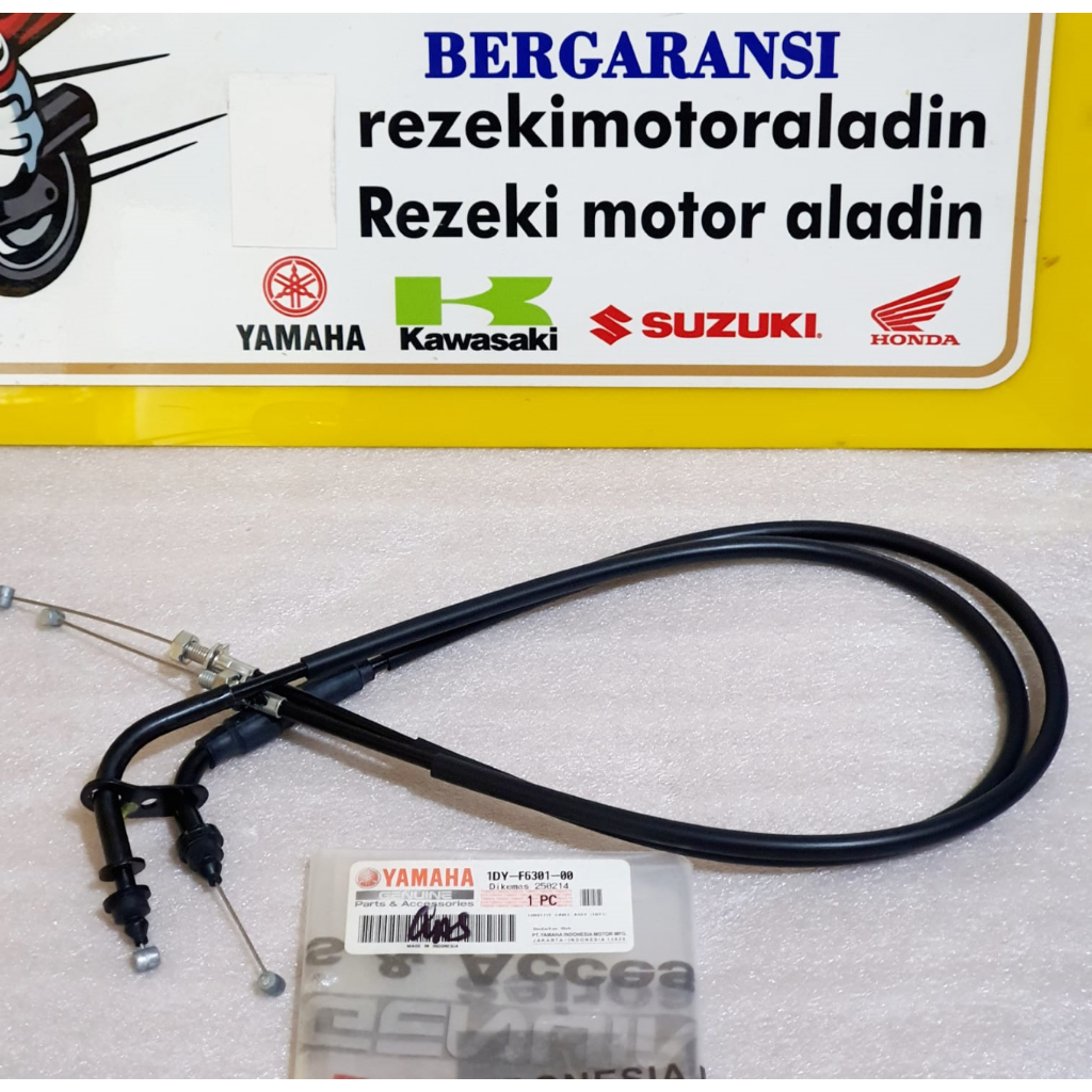 KABEL GAS JUPITER Z1 ASLI ORI YAMAHA 1DY-F6301