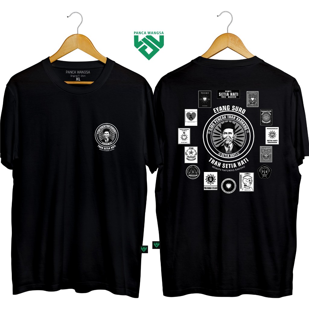 Kaos Trah Setia Hati / Kaos Aliran Setia Hati / Kaos Rumpun Setia Hati