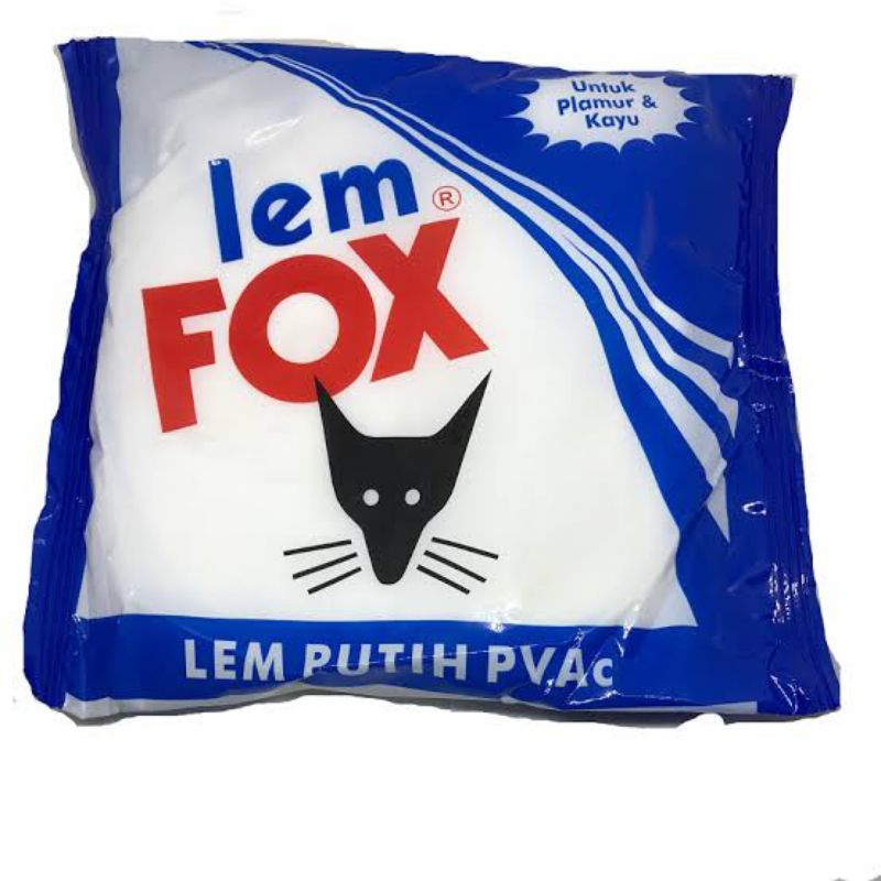 Lem Putih Tembok Kayu Fox 350 gram