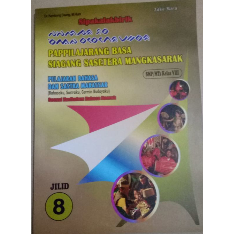 Buku Bahasa Daerah Makassar kelas 8