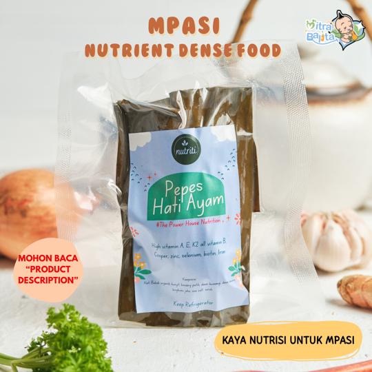 

Nutriti Pepes Hati Ayam (Liver) - Menu Mpasi Nutrient Dense Food, WAJIB BACA DESKRIPSI