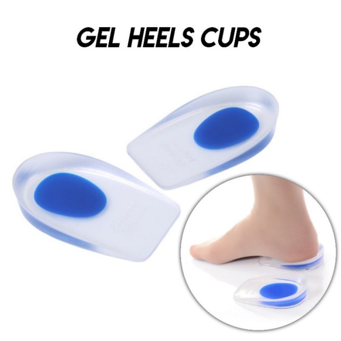 Insular Alas Kaki Sol Sepatu Soft Silicone Gel Half Heel