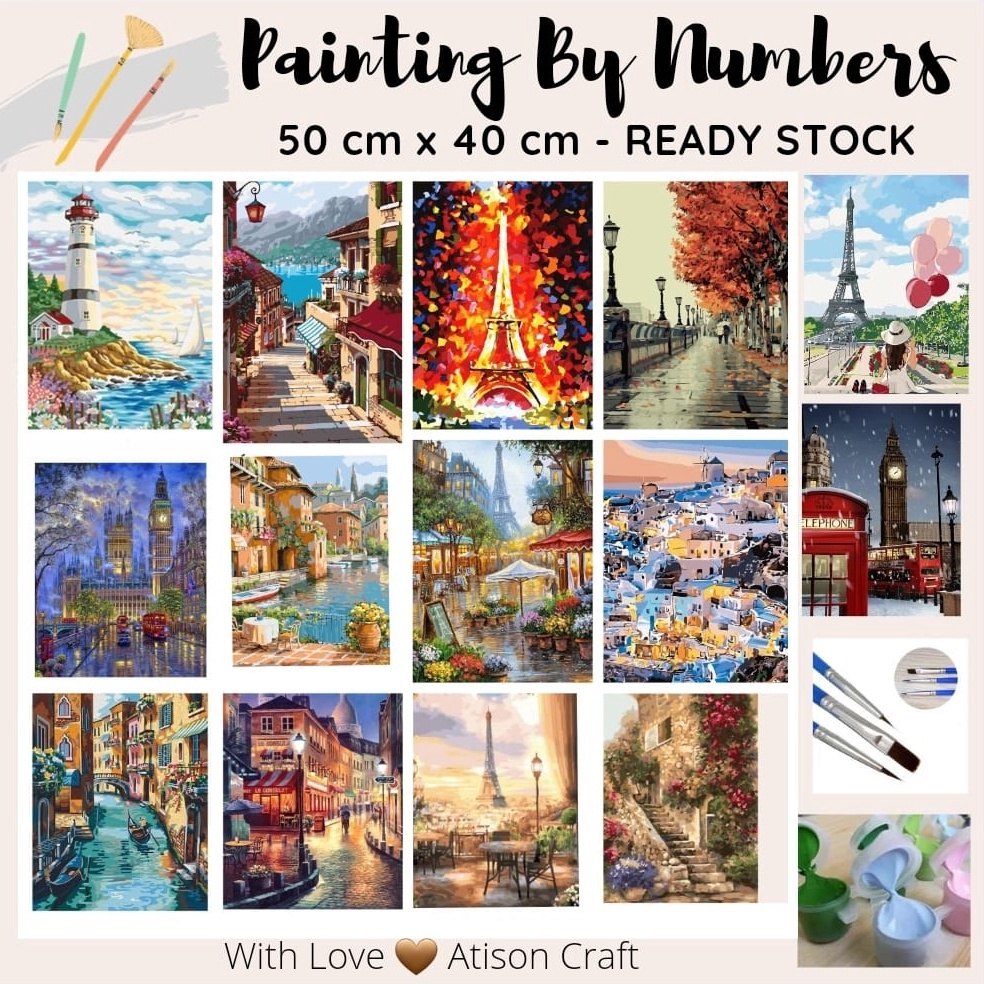 

TM8SP Paint By Number 50x40cm PAINTING BY NUMBER DIY ➱Diskon