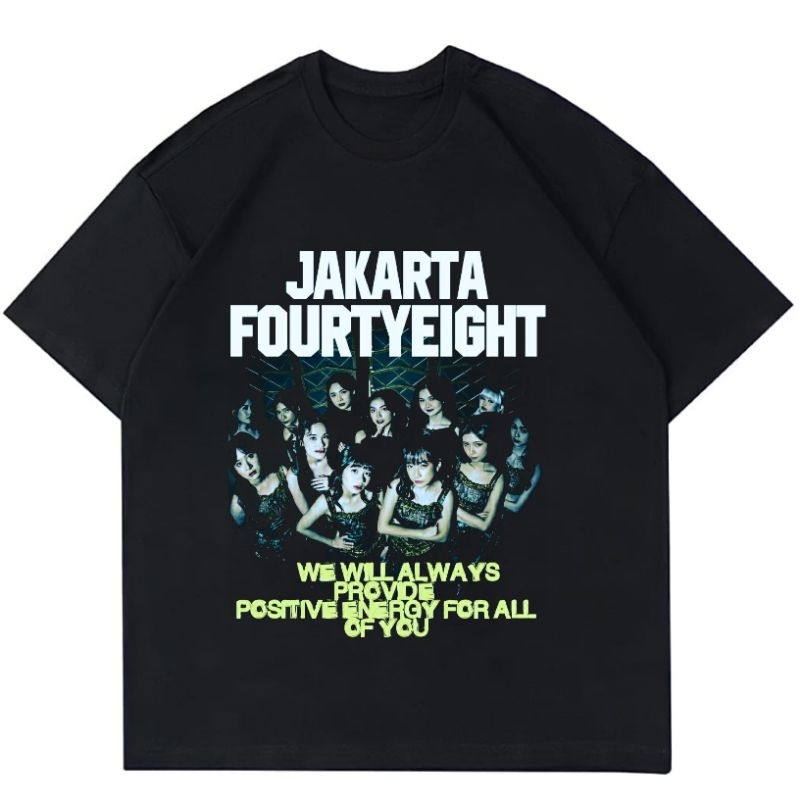 TSHIRT JKT48 JAKARTA FOURTYEIGHT JKT48 BLACK KAOS BAJU JKT 48 RAP TEE VINTAGE T-SHIRT OVERSIZE ANAK 
